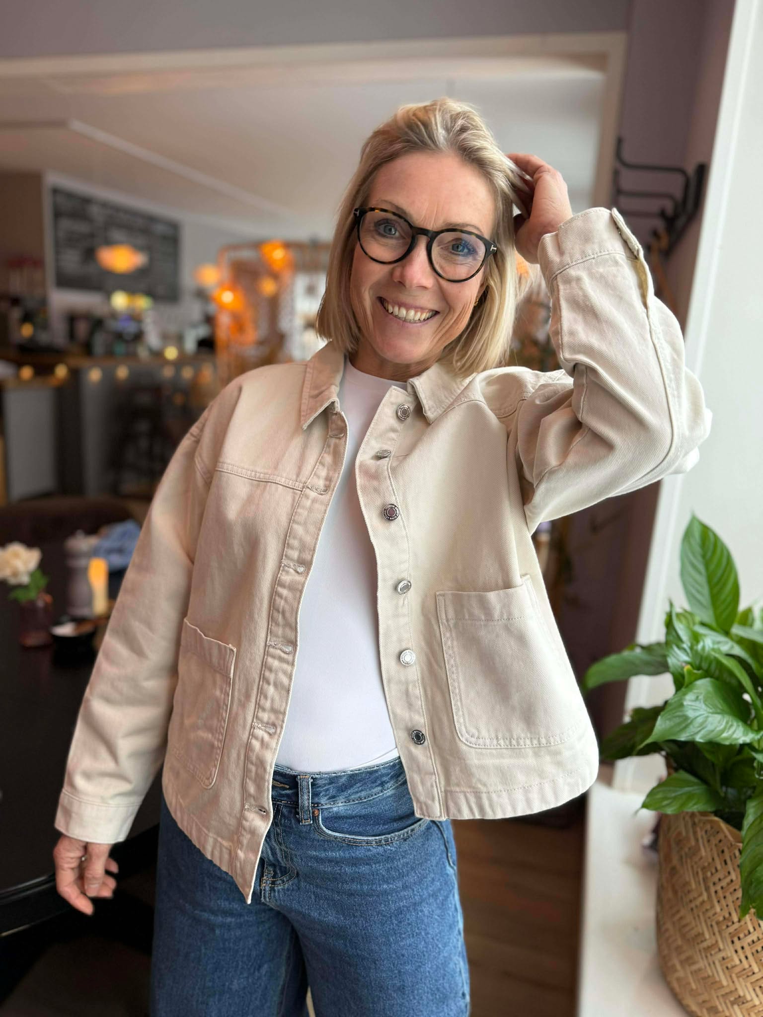 VMJAMIE Denim Jacket - Birch